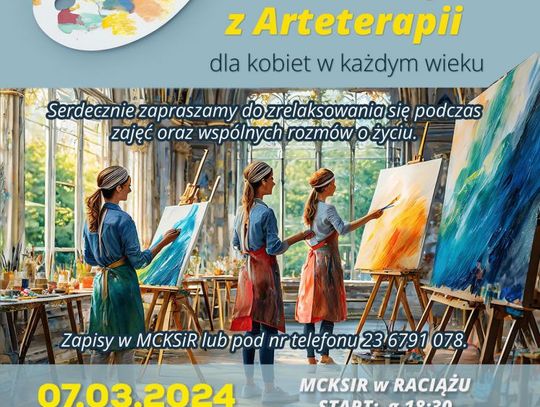 Warsztaty z Arteterapii dla kobiet w Raciążu