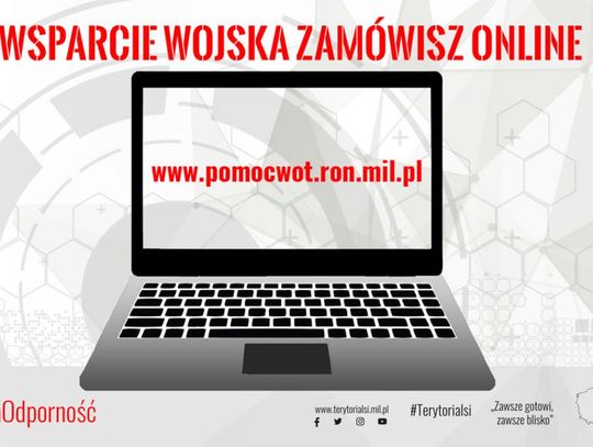 Wsparcie terytorialsów zamówicie przez internet