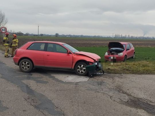 Wypadek drogowy we Wkrze