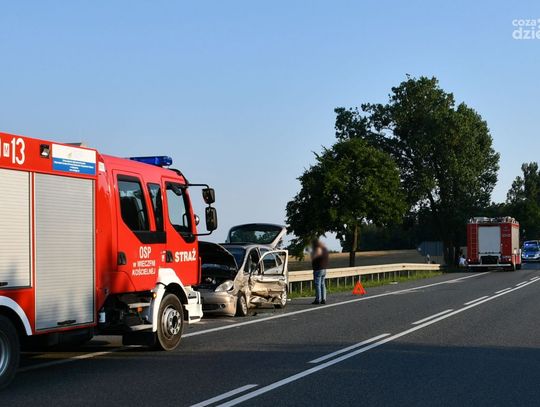 Wypadek na 7-ce. W busie pięcioro dzieci