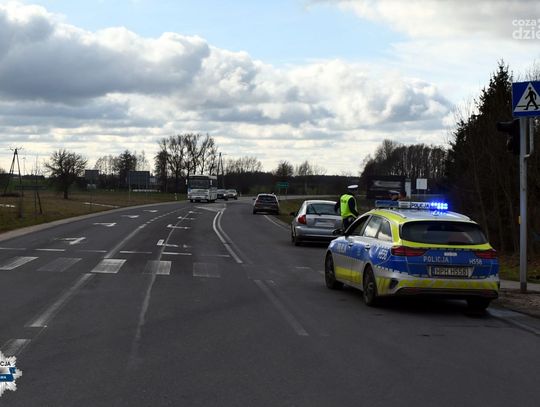 Wypadek na przejściu dla pieszych w Mławie