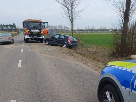 Wypadek na "tysiąclatce." Kobieta trafiła do szpitala