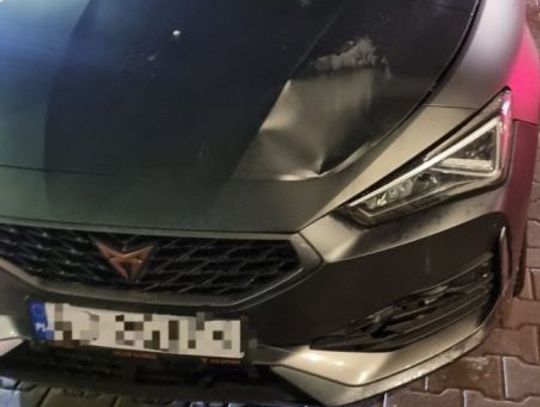 Wypadek z udziałem pieszego w Ciechanowie 