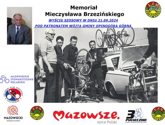Wyścig Szosowy w Opinogórze - Memoriał Mieczysława Brzezińskiego