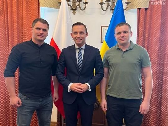 Z Ukrainy do Ciechanowa przyjechały władze partnerskiego miasta Chmielnicki