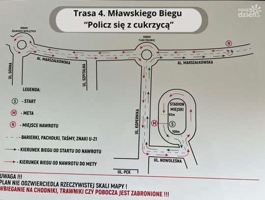 Zapisy na IV Mławski Bieg „Policz się z cukrzycą” otwarte