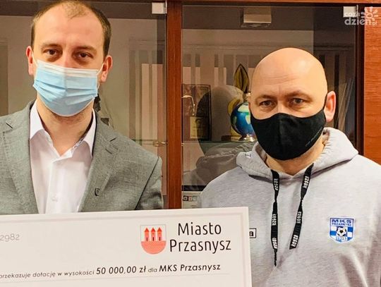 Zastrzyk gotówki dla MKS-u Przasnysz
