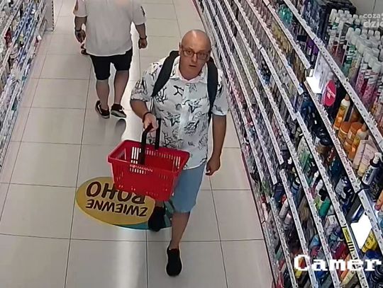 Złodzieja szczoteczek do zębów zarejestrowały kamery