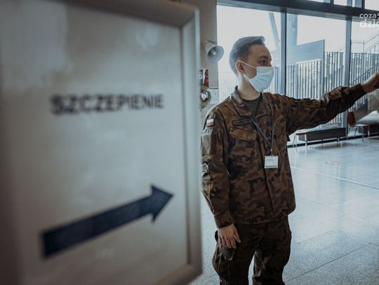 Żołnierze 5 Brygady OT wspierają punkty szczepień powszechnych