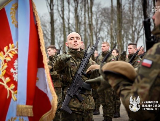 Żołnierze 5 Mazowieckiej Brygady Obrony Terytorialnej złożyli przysięgę