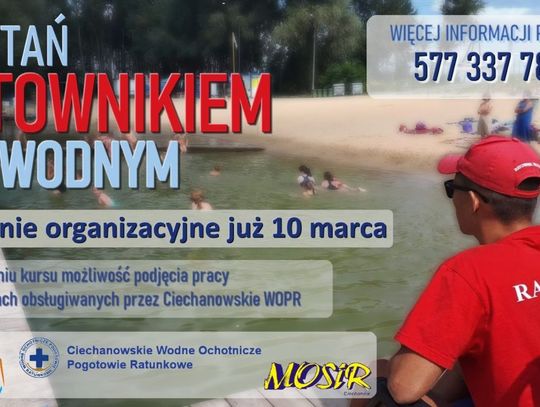 Zostając ratownikiem wodnym nabywa się umiejętności przydatnych na co dzień. Rusza kurs CWOPR