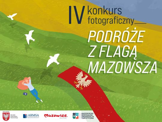 Podróże z flaga Mazowsza