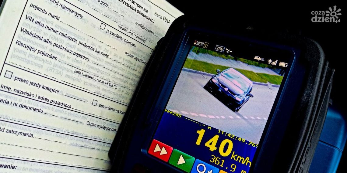140 km/h w centrum miasta. Policja była bezwzględna