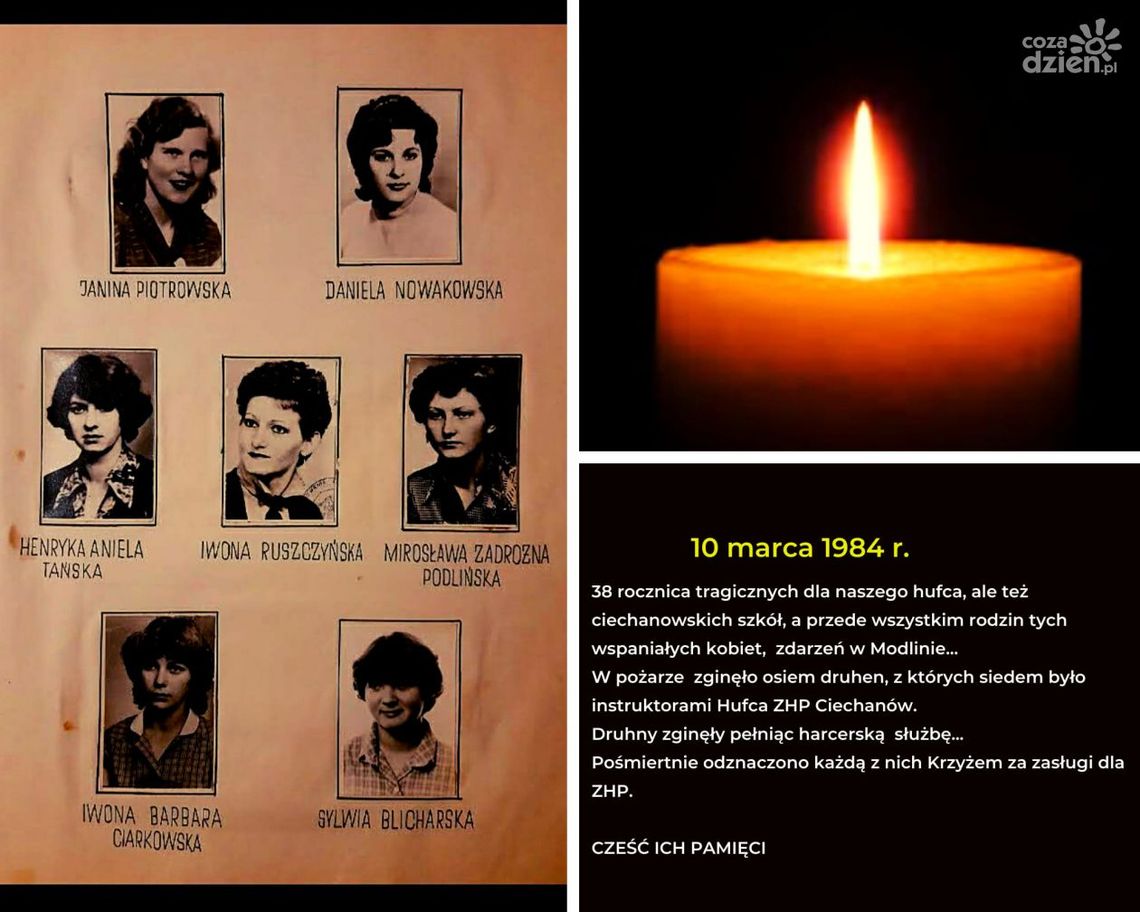 38 rocznica tragicznego zdarzenia w Modlinie