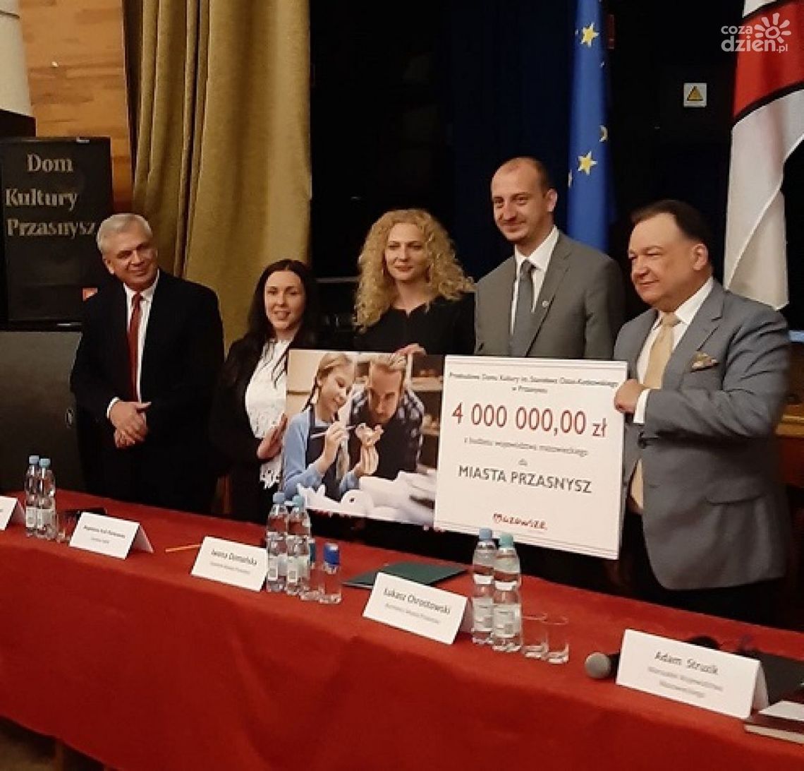 4 mln zł dofinansowania na modernizację przasnyskiego MDK-u