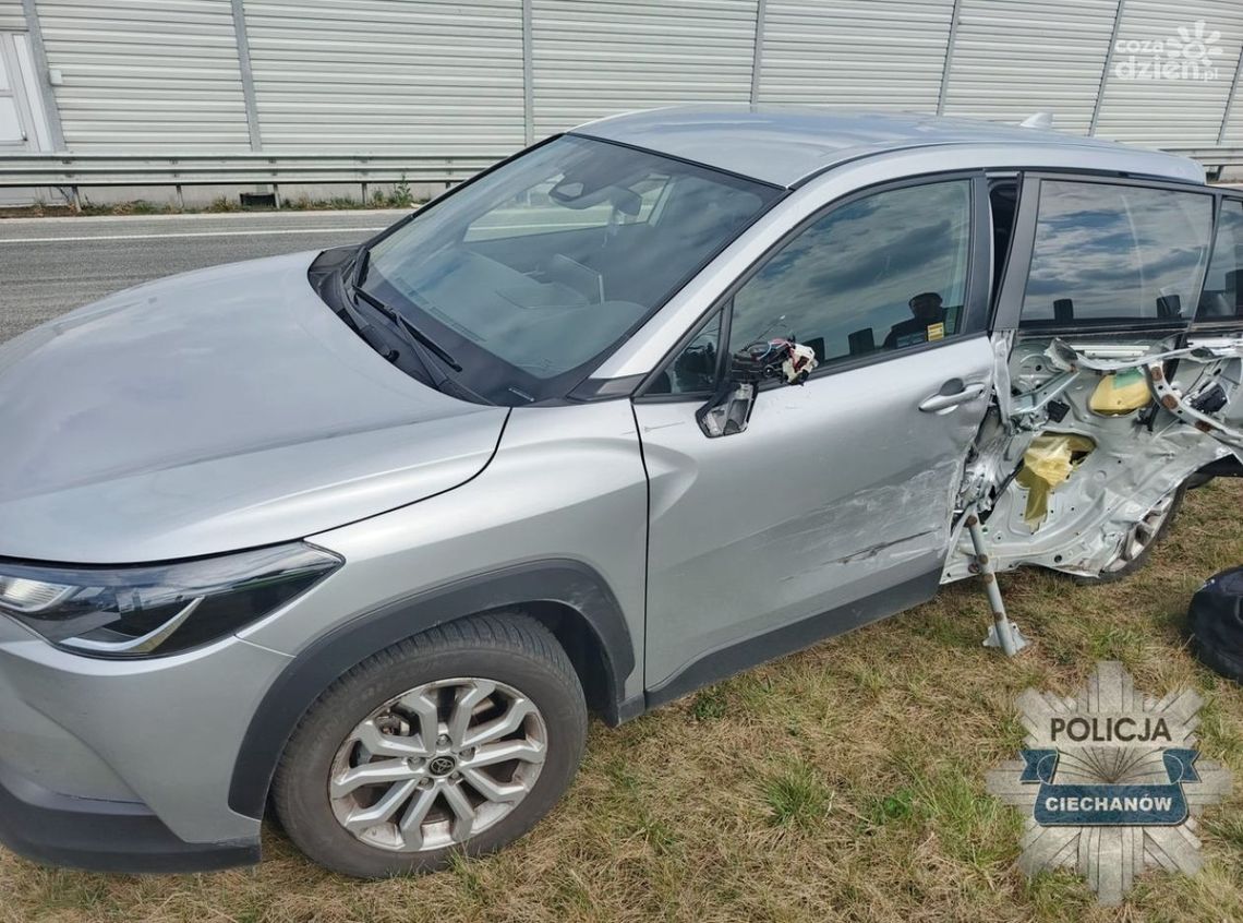 65-latek jechał pod prąd i spowodował kolizję