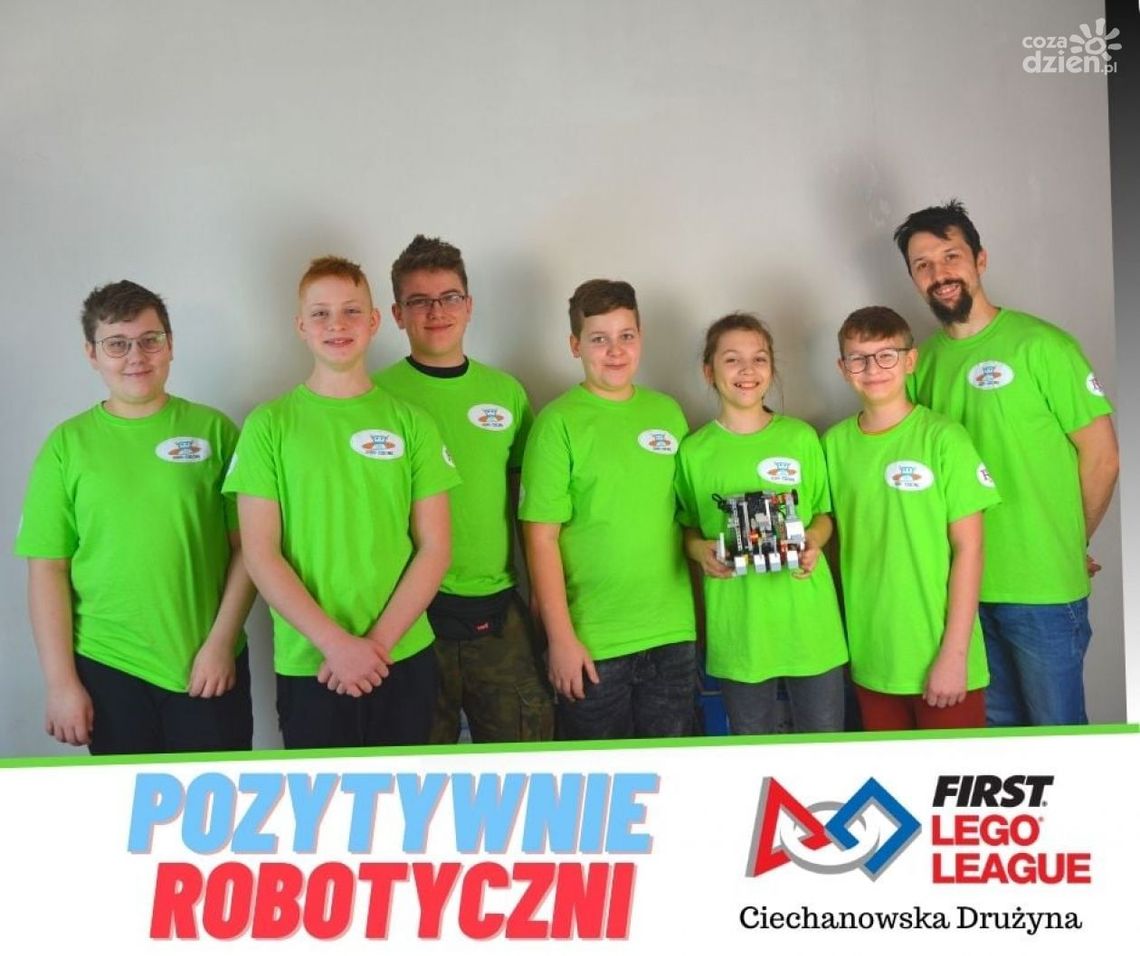 7 wspaniałych z Ciechanowa powalczy w turnieju FIRST LEGO League Poland. 