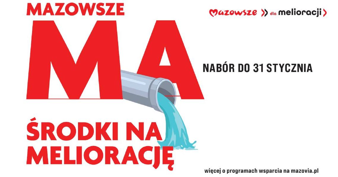 Grafika "Mazowsze dla melioracji"