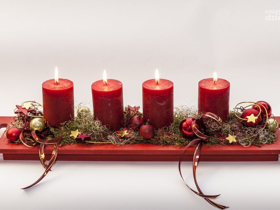 Świece adwentowe