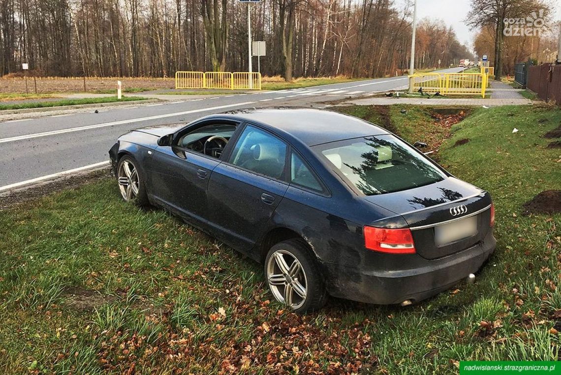 Akcja straży granicznej pod Ciechanowem, funkcjonariusze zatrzymali pijanego kierowcę