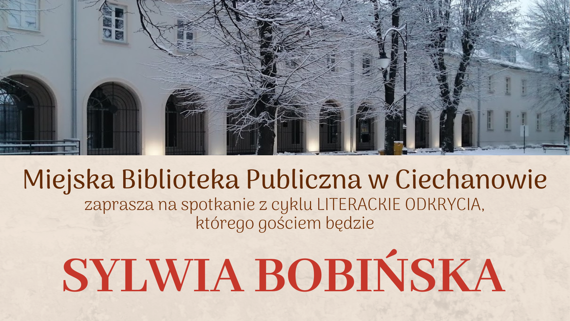 Plakat spotkania autorskiego