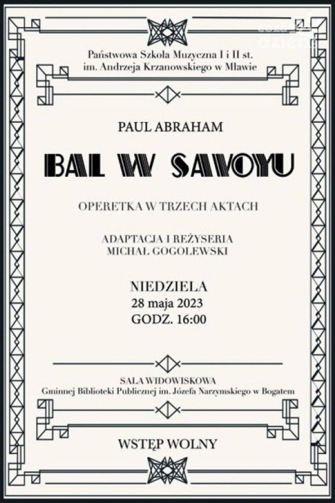 "Bal w Savoyu." Niesamowity spektakl operetkowy przeniesie nas w lata dwudzieste XX wieku!