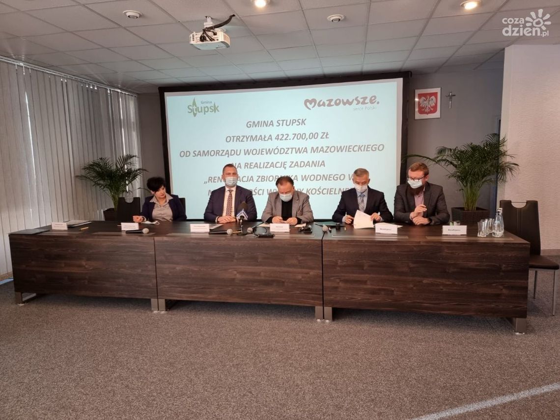 Będzie renowacja zbiornika wodnego w Wyszynach Kościelnych