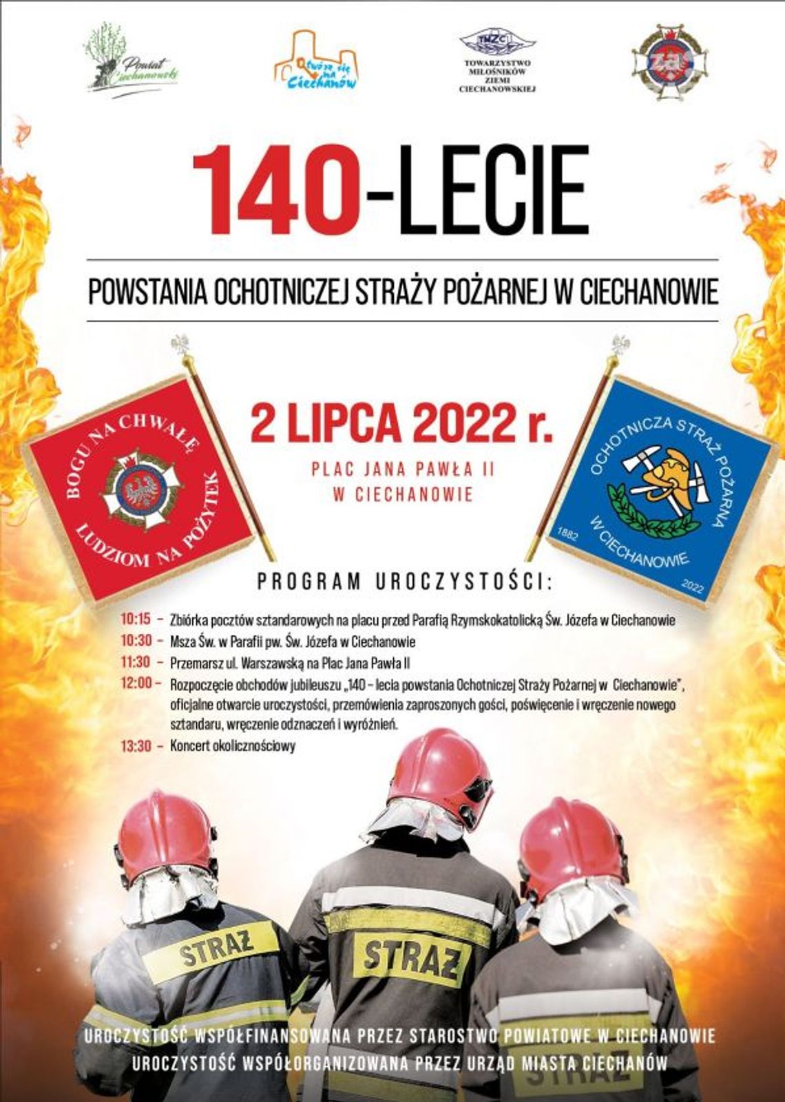 Bogu na chwałę , ludziom na pożytek. 2lipca OSP Ciechanowów otrzyma ufundowany przez społeczeństwo sztandar
