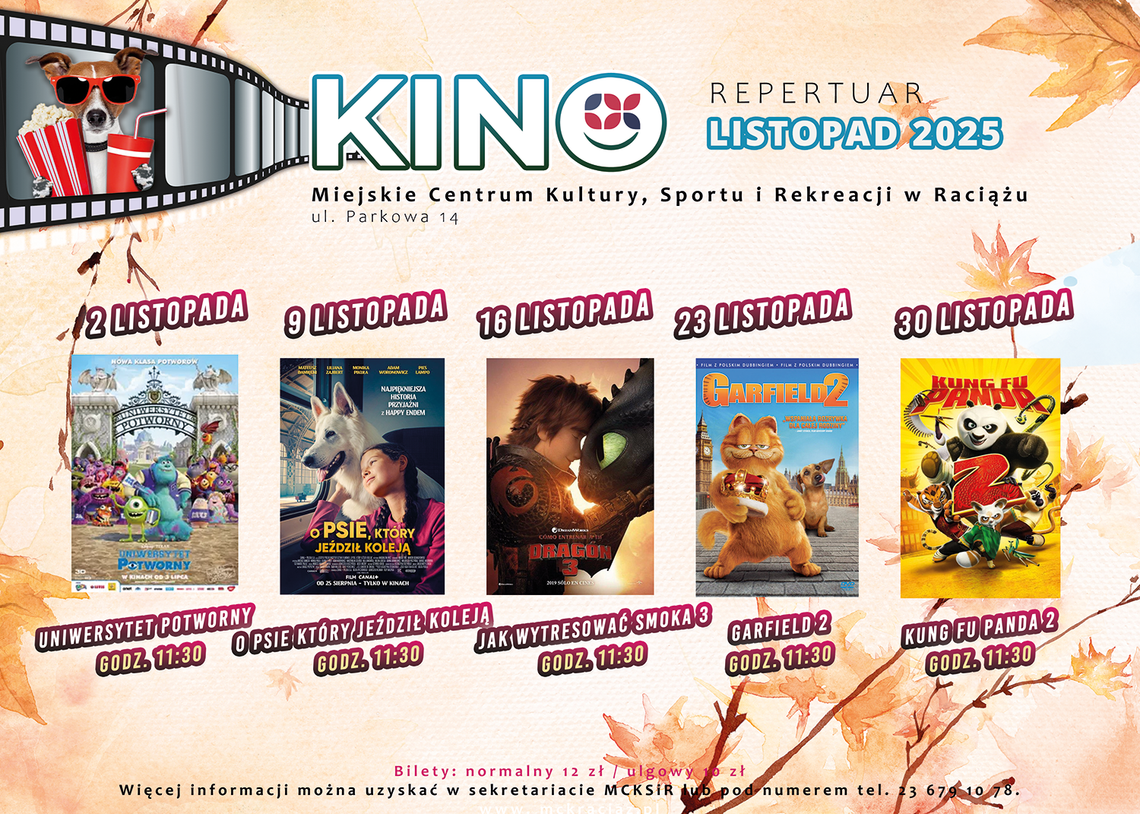 Brak planów na jesienne wolne dni? Raciąż proponuje szeroką ofertę wydarzeń Brak planów na jesienne wolne dni? Raciąż proponuje szeroką ofertę wydarzeń