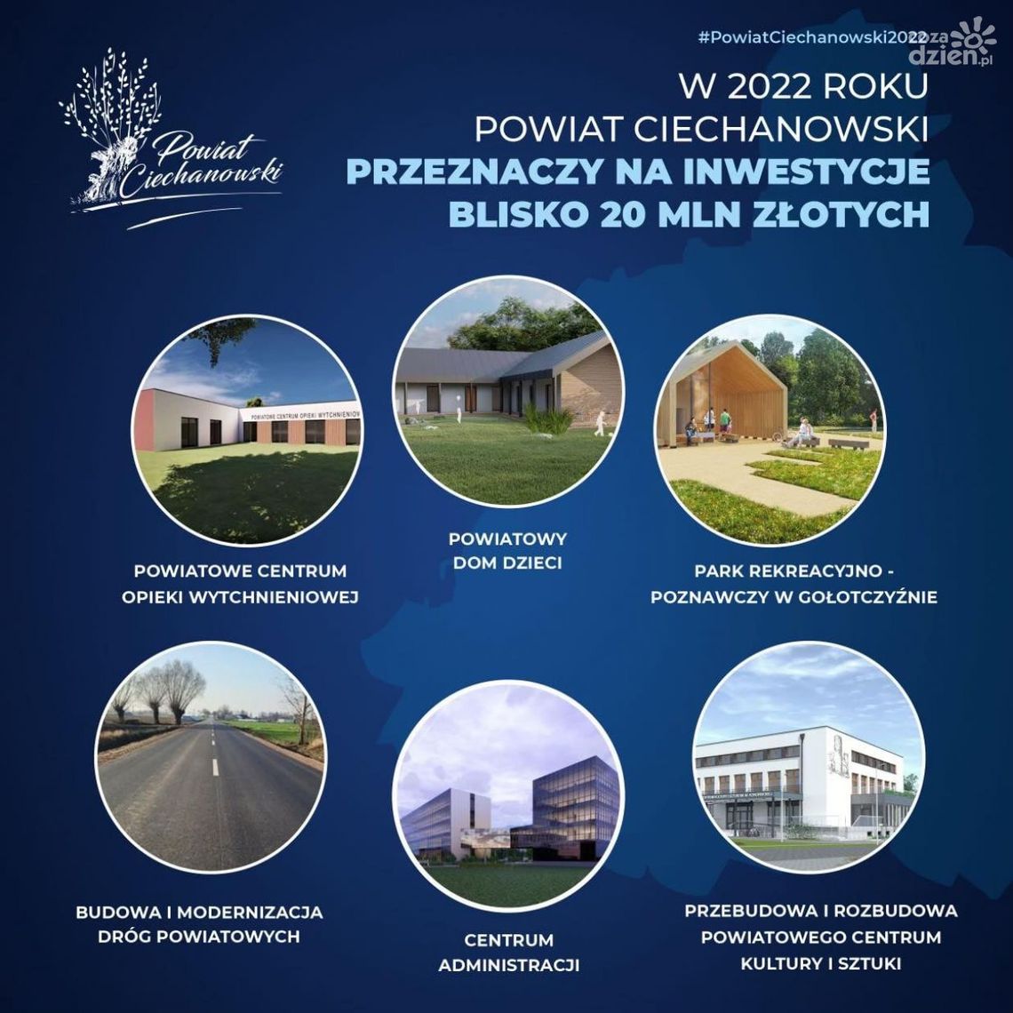 Budżet Powiatu Ciechanowskiego na 2022 rok przyjęty