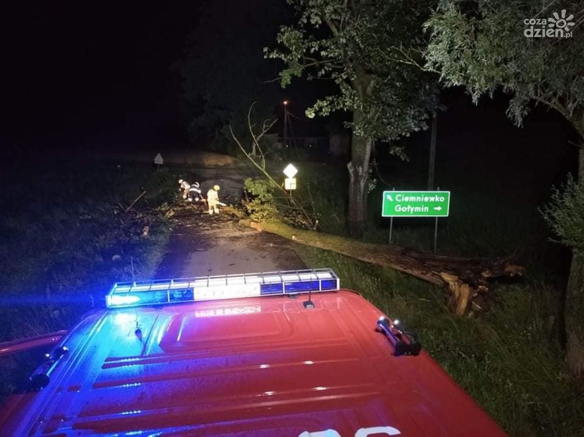Burza znów nie oszczędziła naszego regionu. Strażacy interweniowali ponad 30 razy!