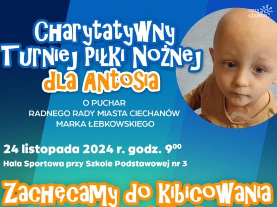 Charytatywny Turniej Piłki Nożnej dla Antosia: Pomóż w walce z nowotworem!