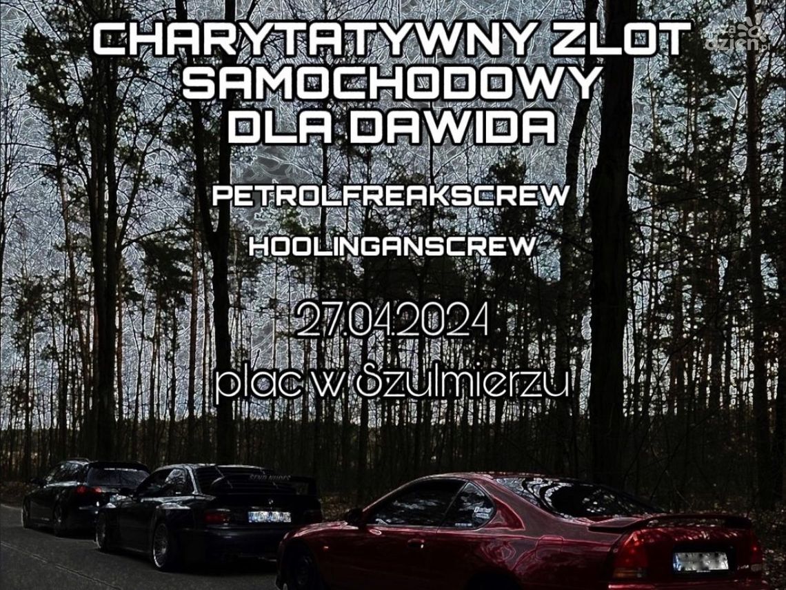 Charytatywny zlot samochodowy dla Dawida z Cars Grudusk