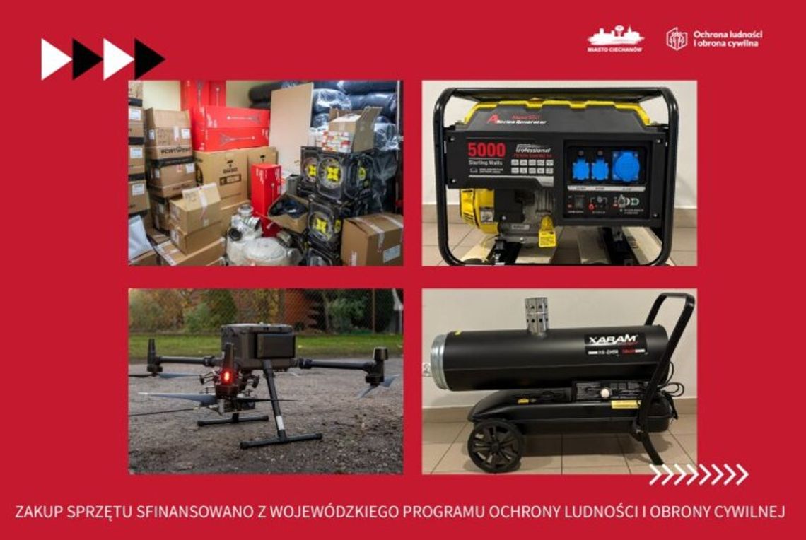 Ciechanów inwestuje w sprzęt na wypadek kryzysu