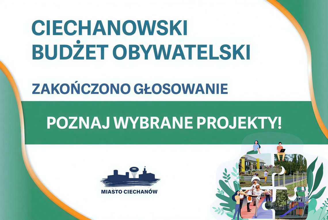 Plakat Ciechanowski Budżet Obywatelski