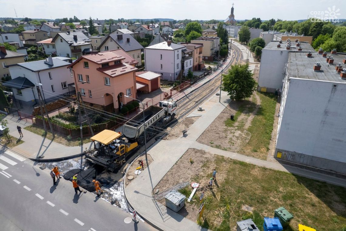 Ciechanów. Modernizacji ul. Asnyka na finiszu