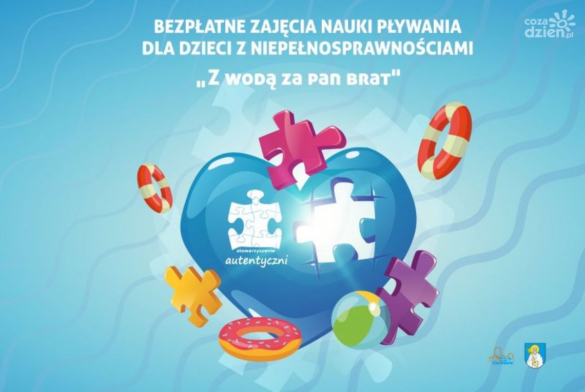 Ciechanów. Nauka pływania dla dzieci z niepełnosprawnościami