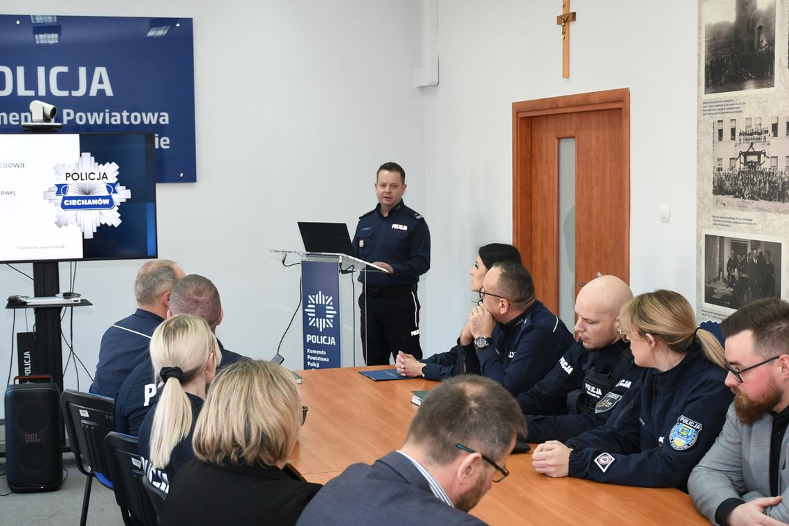 Ciechanów. Policja podsumowała rok