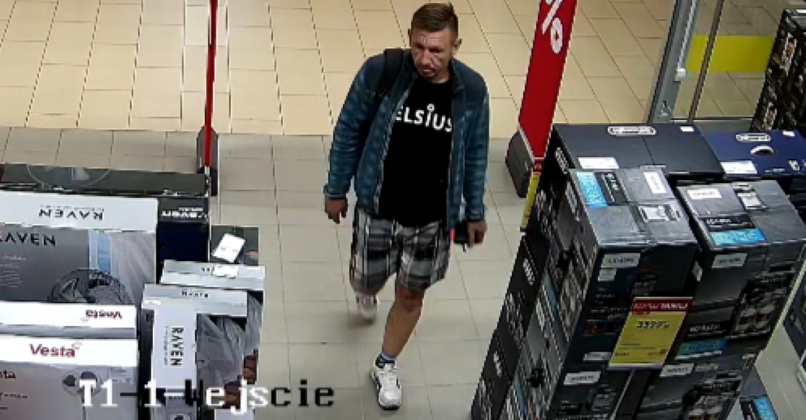 Ciechanów. Policja szuka złodzieja i prosi o pomoc