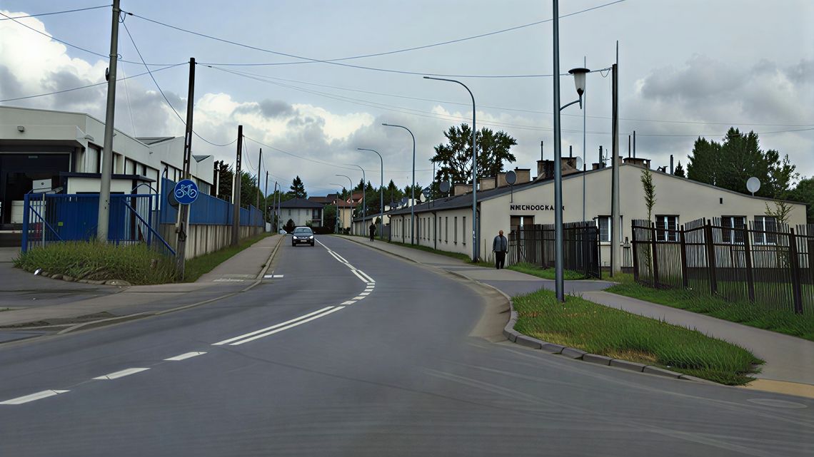 Ulica Niechodzka w Ciechanowie