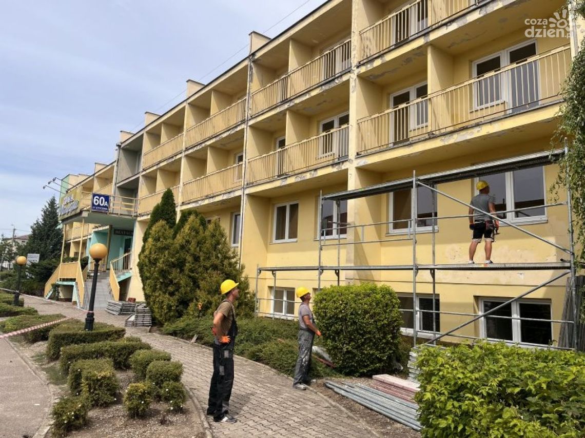 Ciechanów. Remont Hotelu Olimpijskiego rozpoczęty