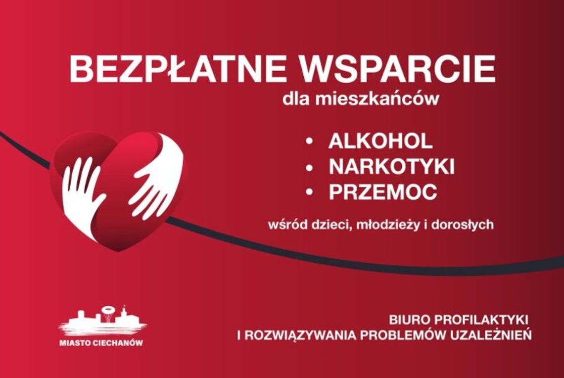 Ciechanów. Trudna sytuacja? Skorzystaj z bezpłatnych konsultacji terapeutycznych i prawnych