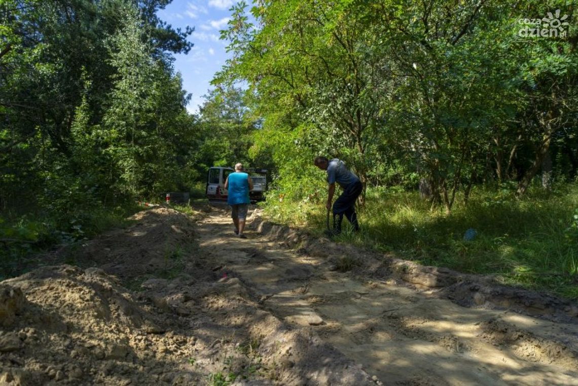 Ciechanów. Trwa rozbudowa sieci ścieżek na „Krubinie”