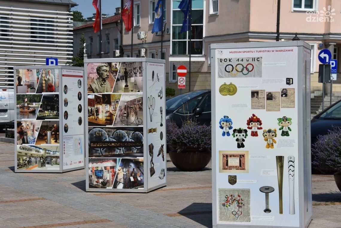Ciechanów. Wystawa Muzeum Sportu i Turystyki