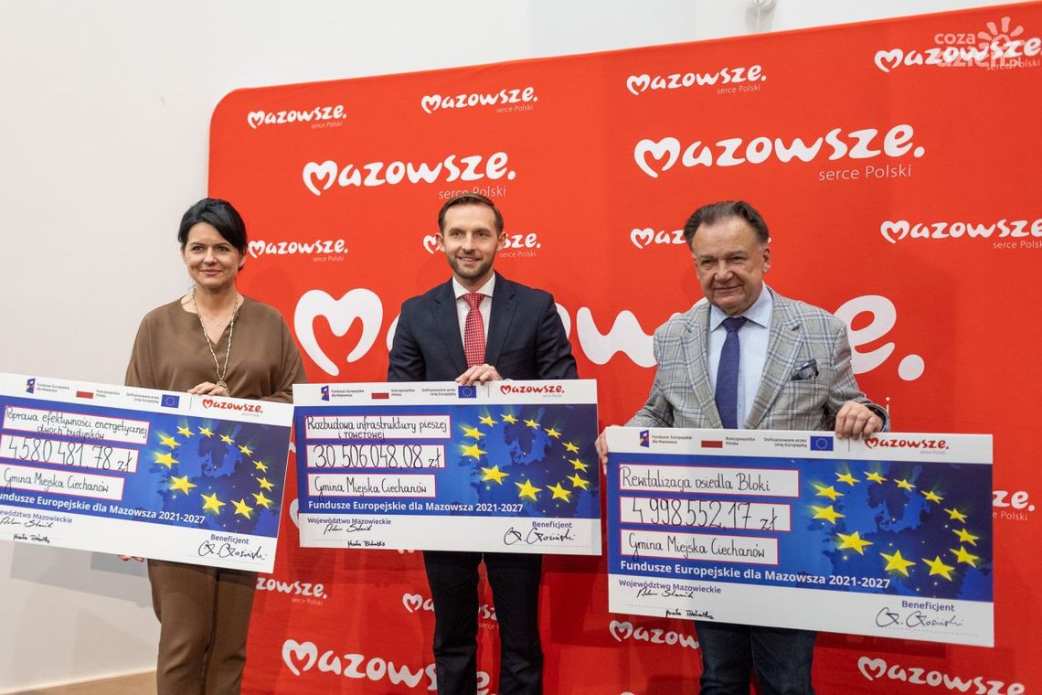 Ciechanów z gigantycznym dofinansowaniem. Ponad 40 mln zł z UE zmieni miasto