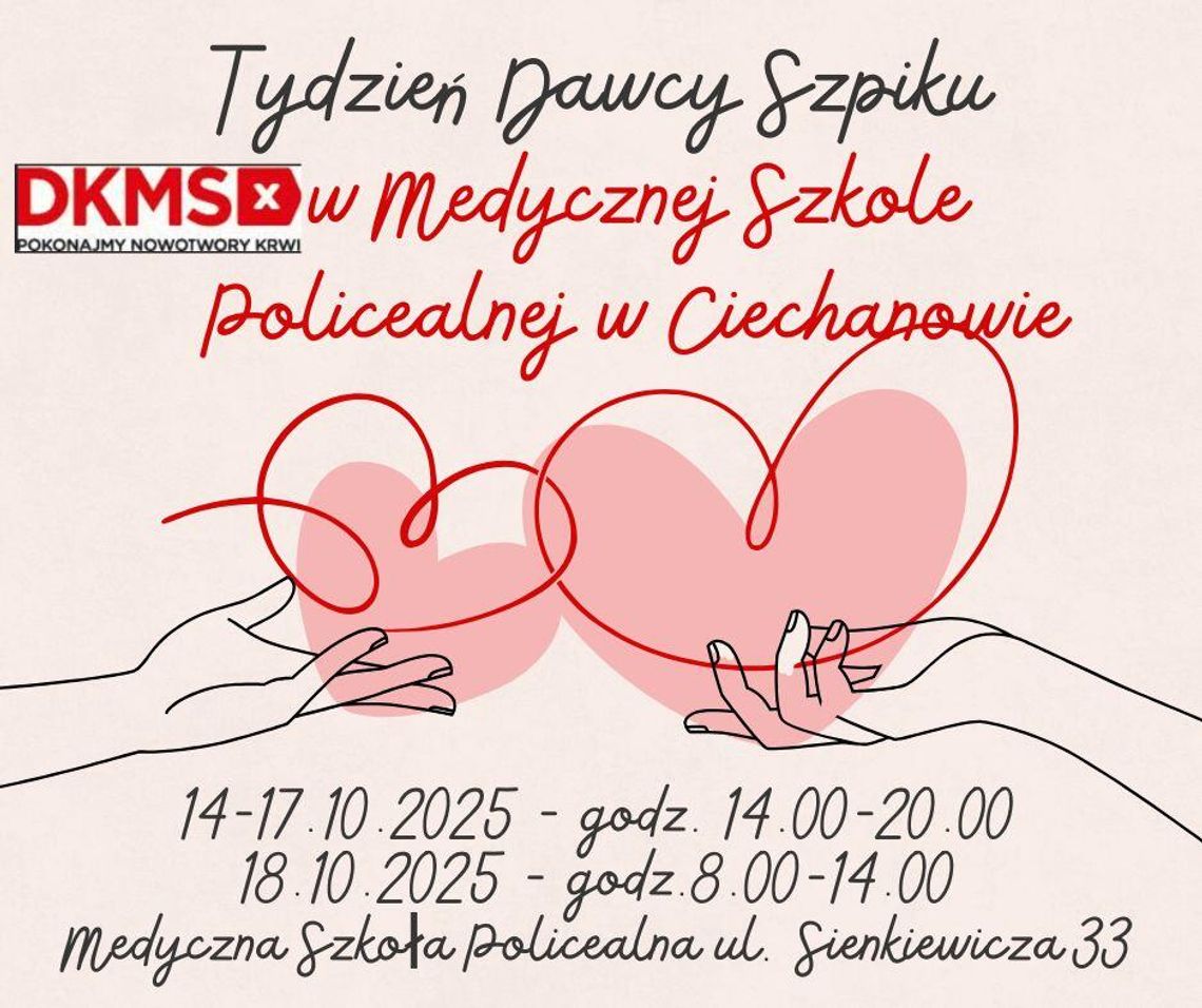 Ciechanów: Zostań bohaterem! Tydzień Dawcy Szpiku w Medycznej Szkole Policealnej