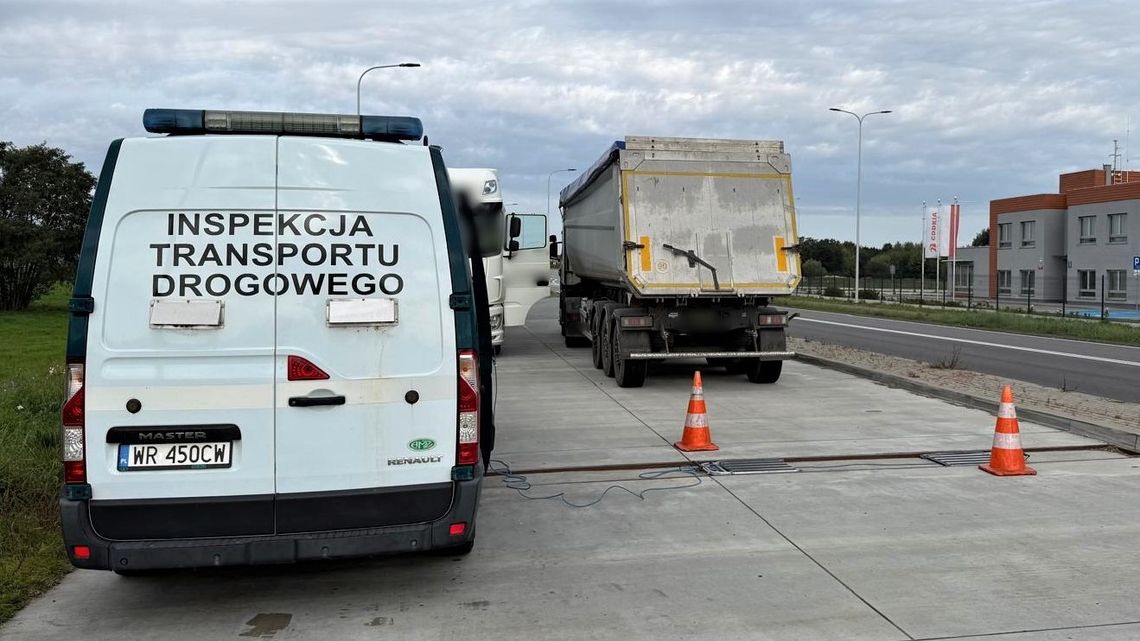 Ciężarówka z burakami ważyła 44,4 tony. ITD zatrzymała ją w Glinojecku Cieżarówka z burakami podczas kontroli MITD