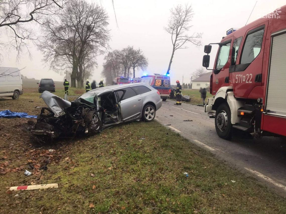 Czołówka w Radzikowie. Poszkodowani trafili do szpitala Czołówka w Radzikowie. Poszkodowani trafili do szpitala