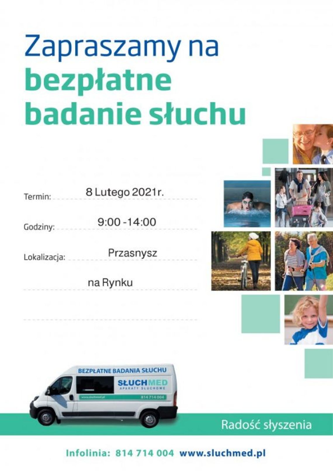 Darmowe badania słuchu w Przasnyszu