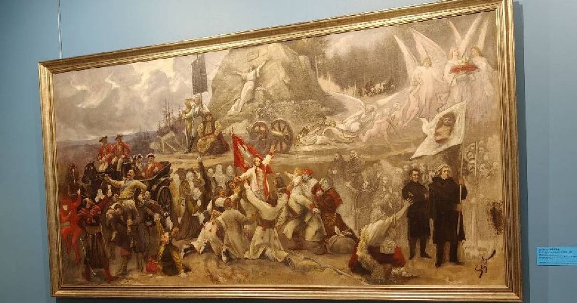 Obraz na wystawie w Muzeum Romantyzmu
